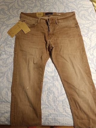 Pantalón vaquero Salsa hombre marrón