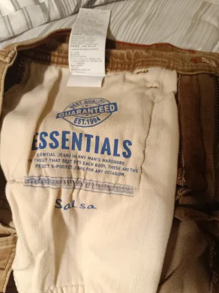 Pantalón vaquero Salsa hombre marrón