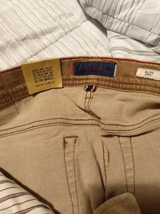 Pantalón vaquero Salsa hombre marrón