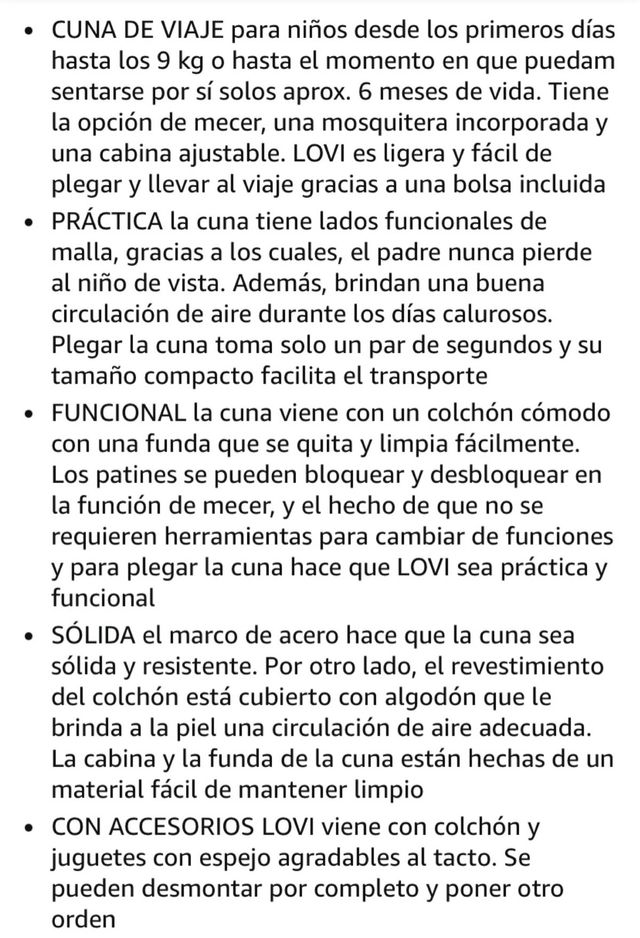 Cuna de viaje Mecedora Kinderkraft