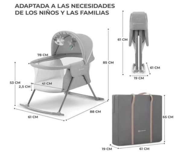 Cuna de viaje Mecedora Kinderkraft