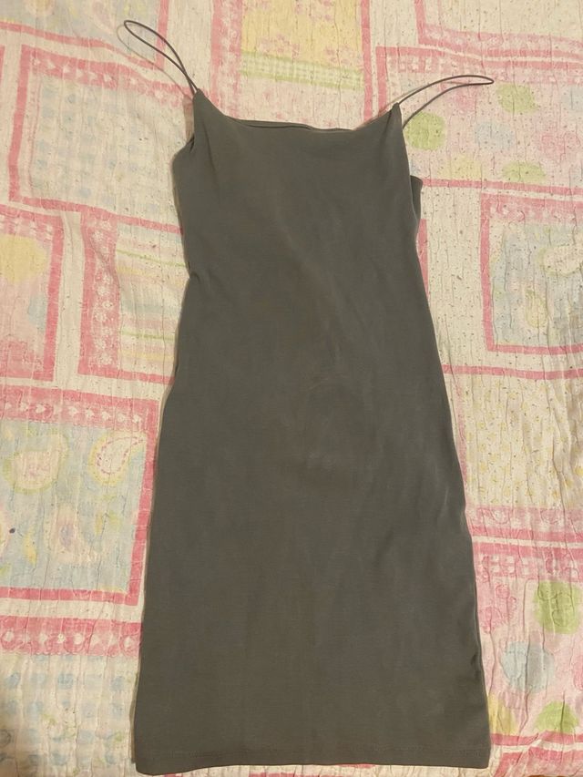 Vestido Pull and Bear azul corto