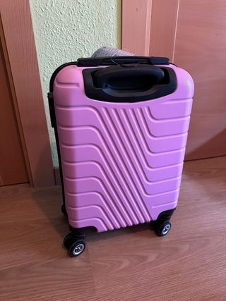 Maleta de cabina rosa sin estrenar