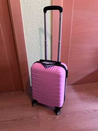 Maleta de cabina rosa sin estrenar
