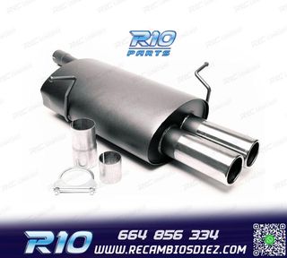 SILENCIOSO ESCAPE PARA BMW SERIE 3 E46 1998-2001 x2
