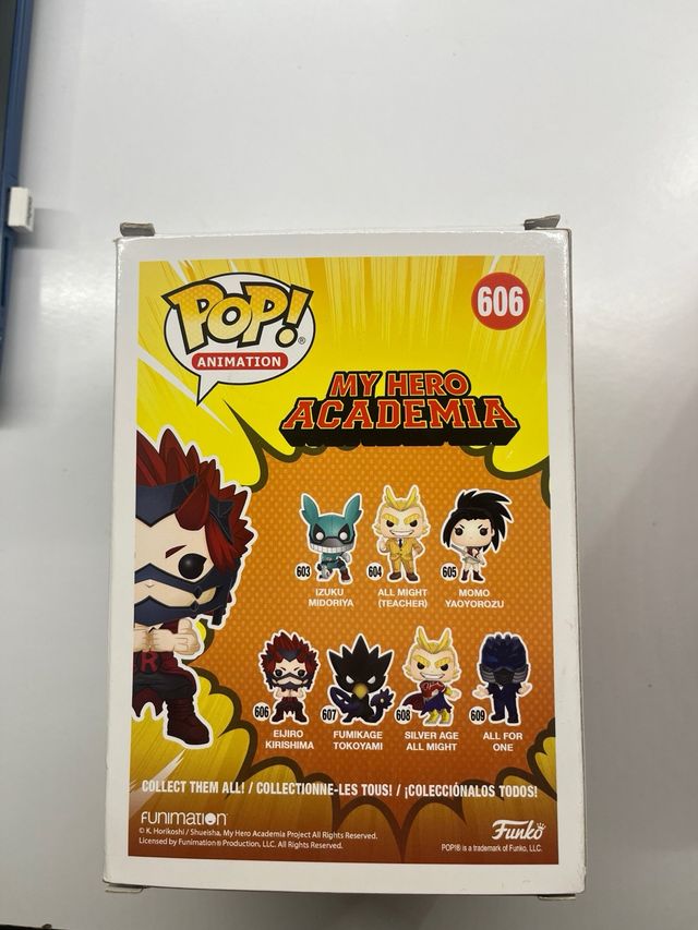 Funko Pop Eijiro Kirishima 606 My Hero Academia