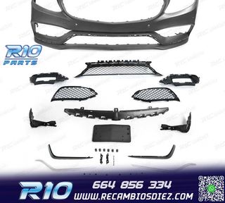 PARAGOLPES DELANTERO MERCEDES C W205 14-18 LOOK AMG C63 PLAT