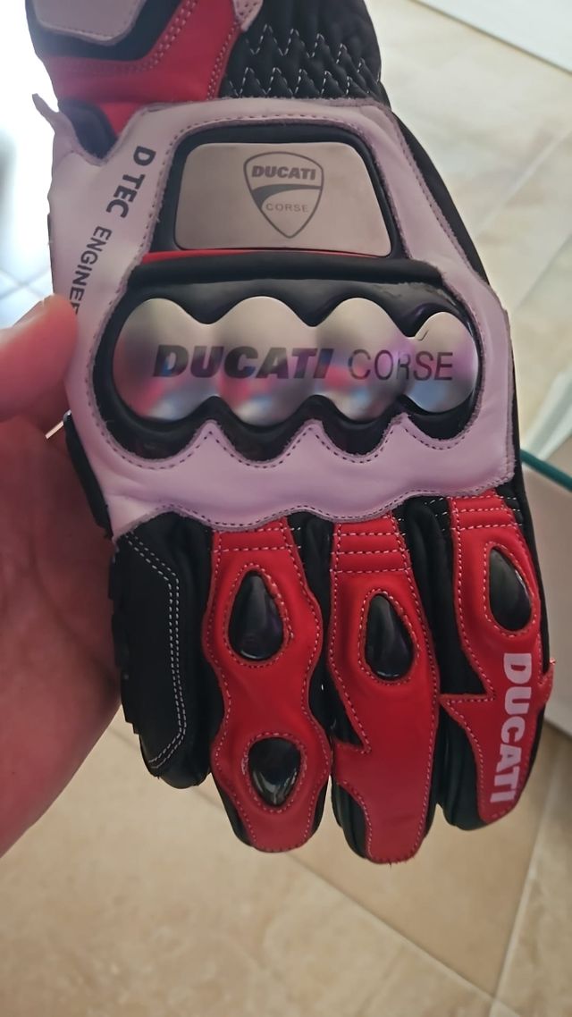 Guantes Moto Ducati Cuero