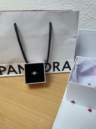 Anillo Pandora Corazón Plata