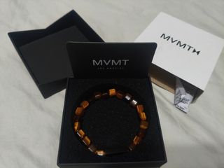 Pulsera MVMT Piedra Marrón y Negra