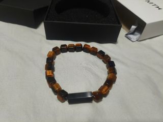 Pulsera MVMT Piedra Marrón y Negra