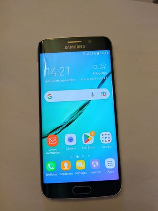 Samsung Galaxy S6 Edge Negro/Plata