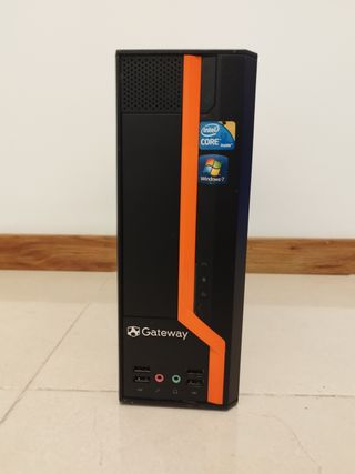 Ordenador Gateway DS50 Negro/Naranja (funcionando)