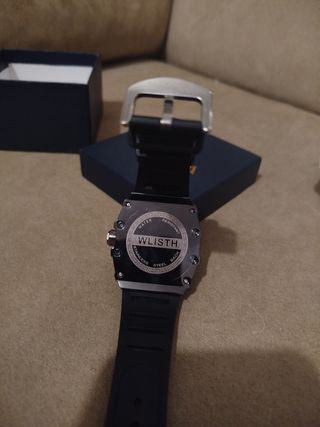 Reloj WIT TOMOS Negro y Plateado
