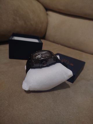 Reloj WIT TOMOS Negro y Plateado