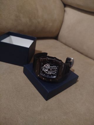 Reloj WIT TOMOS Negro y Plateado
