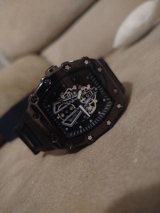 Reloj WIT TOMOS Negro y Plateado