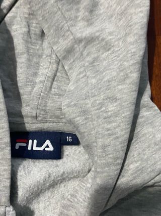 Chaqueta Fila Gris y Azul Talla S