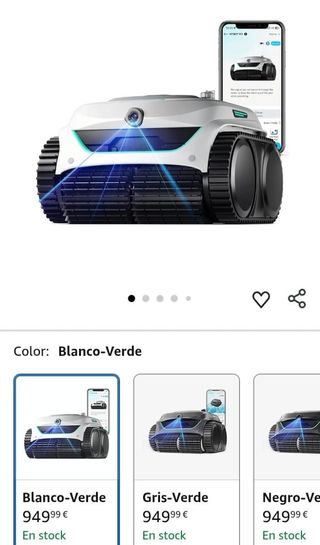 WYBOT C2 Vision AI robot de piscina sin cable