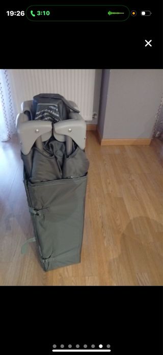Cuna de viaje plegable