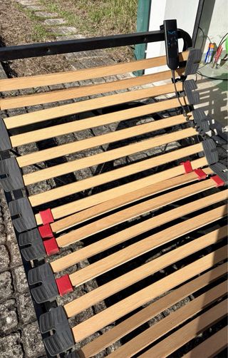 Cama articulada elétrica com colchão ortopédico