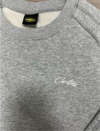 Sudadera CORTEIZ sin capucha gris/negro XS-XL