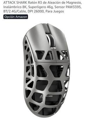 Ratón Gaming Attack Shark G3PRO PAW3395