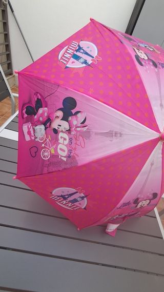 Paraguas Minnie Mouse Disney Infantil
