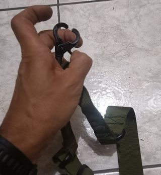 Cinghia tattica verde militare