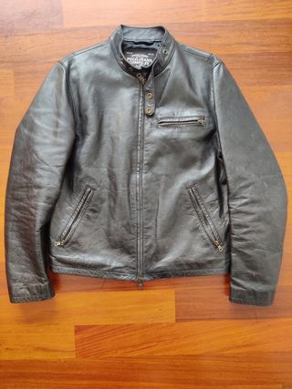 Chaqueta Cuero Moto Ralph Lauren
