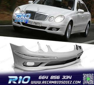 PARAGOLPES DELANTERO MERCEDES W211 02-06 PDC LOOK AMG + NIEB