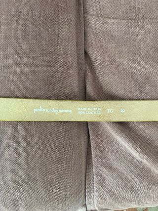 Cintura Pinko gialla con fibbia
