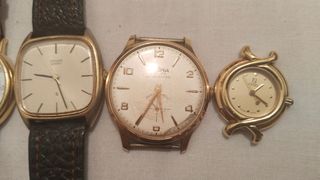Lote de 6 Relojes: Bulova, Lotus, Movado, Citizen,