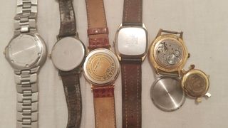 Lote de 6 Relojes: Bulova, Lotus, Movado, Citizen,
