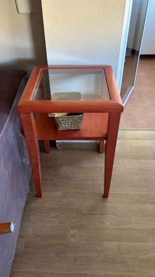 Conjunto mesas salón cerezo