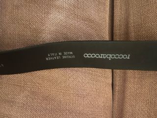 Cintura Roccobarocco Pelle Nera