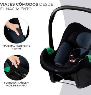 Silla Coche Kinderkraft Mink Pro Negra