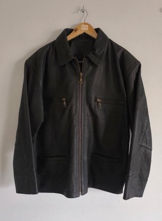 Cazadora cuero vintage 