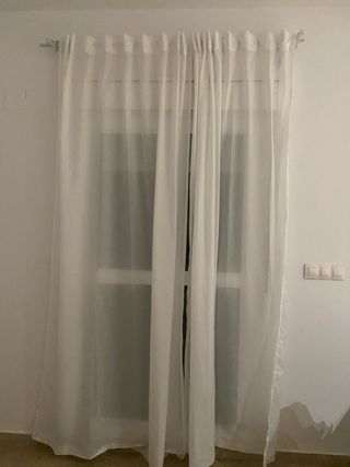 Cortinas blancas Ikea