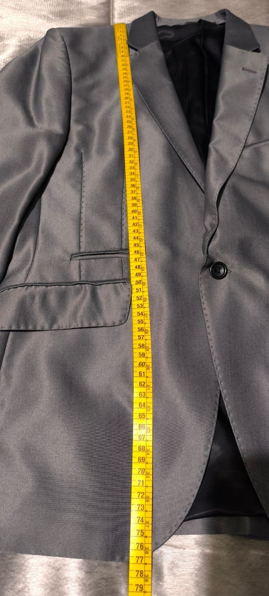 Traje hombre talla 44 gris