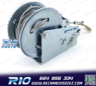 CABRESTANTE PROFESIONAL 1500KG Y 10 METROS