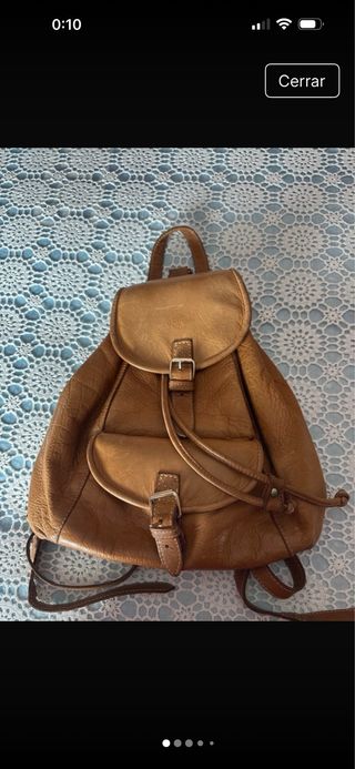 Mochila Lottusse de cuero