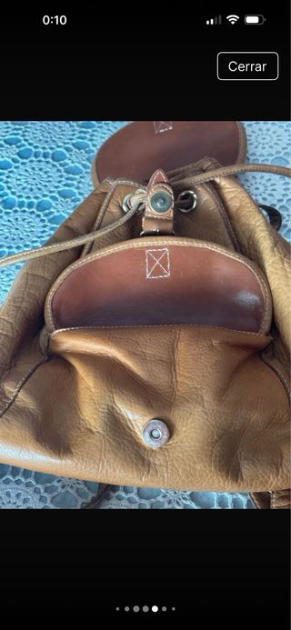 Mochila Lottusse de cuero
