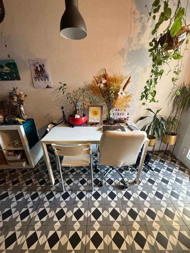 Mesa Comedor Blanca y 4 Sillas Ikea