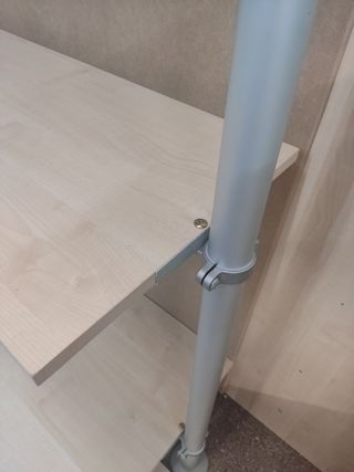 Estantería telescópica madera y metal