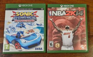 🇪🇦 Lote 2 juegos Xbox One: Sonic y NBA 2K14