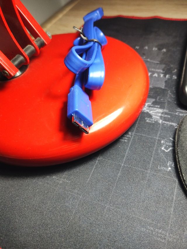 Cable Adaptador USB Micro B a USB A Azul