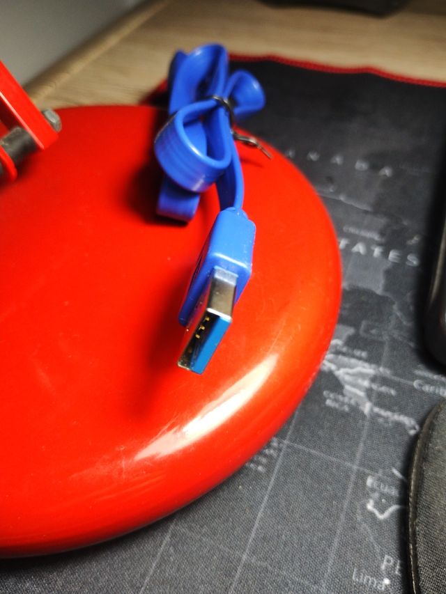 Cable Adaptador USB Micro B a USB A Azul