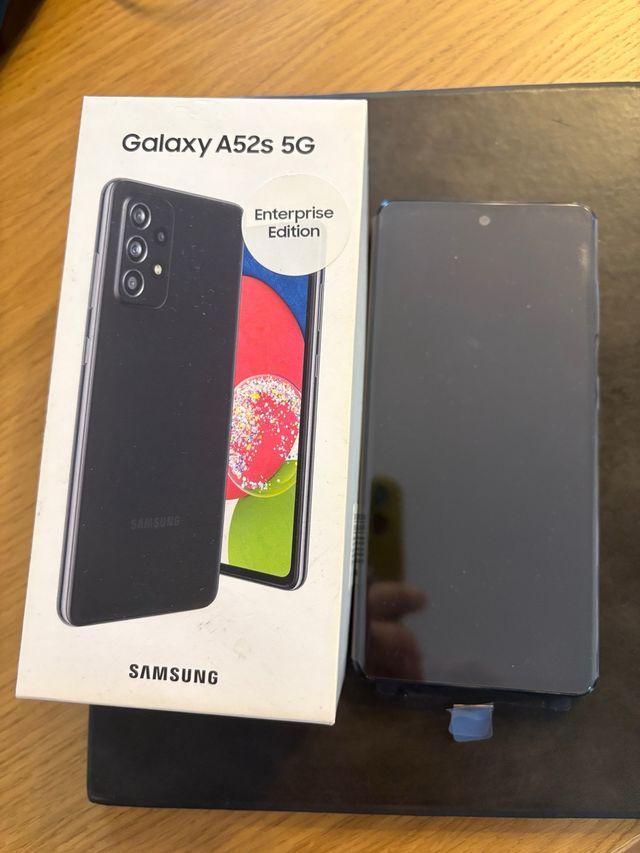 Samsung Galaxy A52s 5G Negro Enterprise Edition.