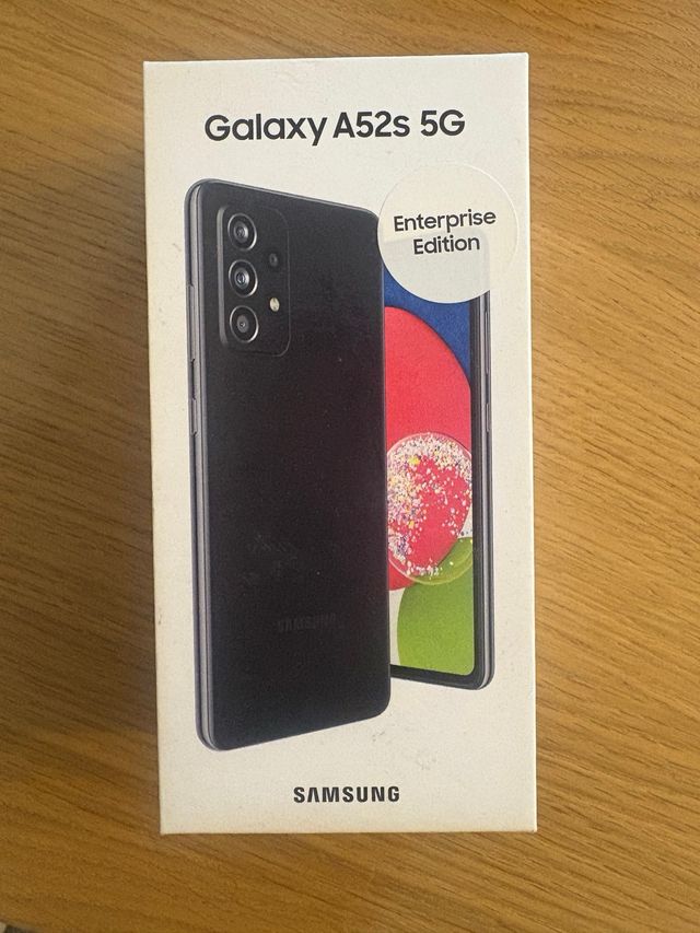 Samsung Galaxy A52s 5G Negro Enterprise Edition.